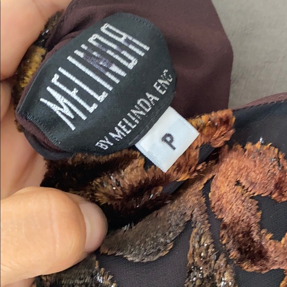 VINTAGE 90’s SLIP Floral velvet slip dress -p - Picture 5 of 5